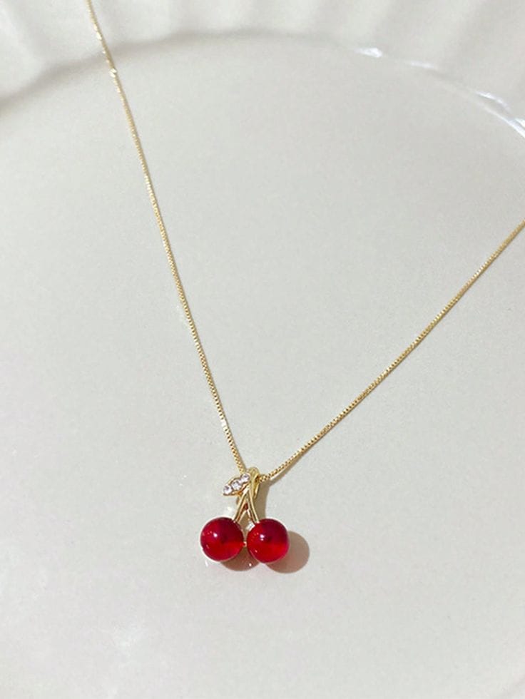 Cherry Pendant Necklace