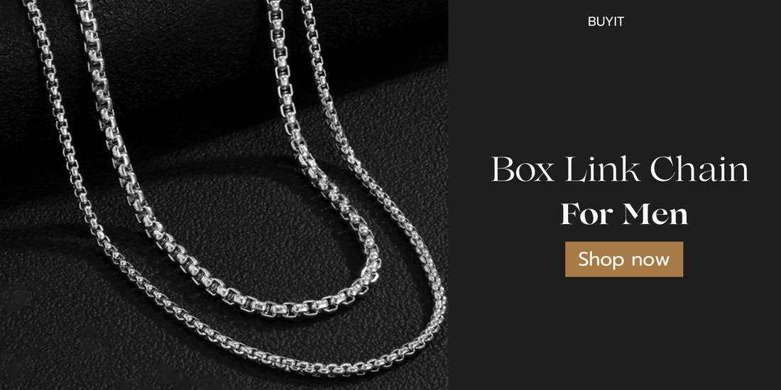 Box Link Chains for Men: Style, Strength, and Statement