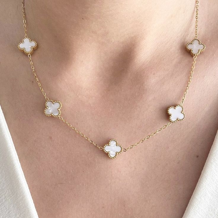 Gold Clover Necklace