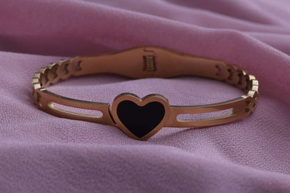 Gold Heart Bracelet for Women