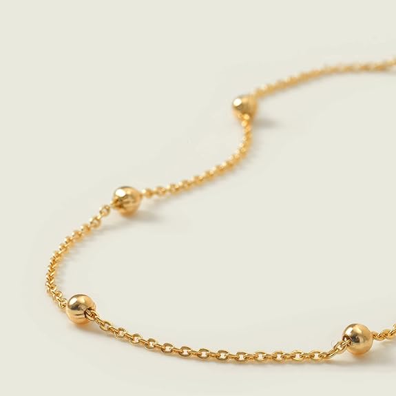 Gold Bead Necklace