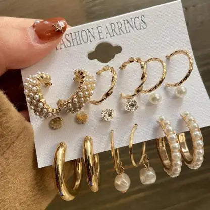Hoop Earrings Set